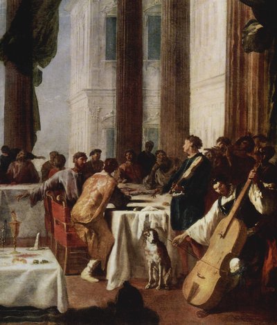 Wedding at Cana by Johann Heinrich Schönfeld
